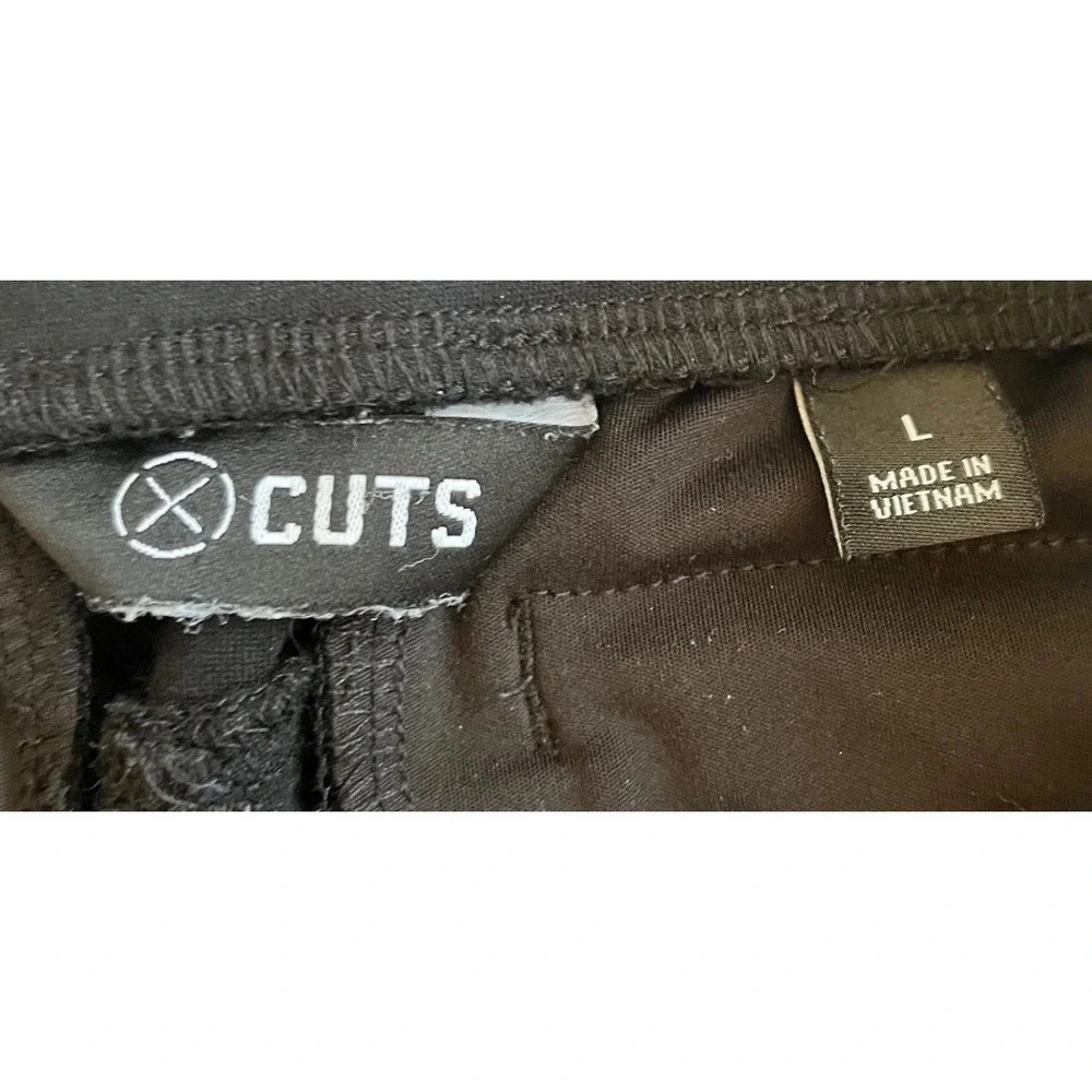 Cuts Clothing Men Black AO Jogger Pants Size Large Drawstring Activewear Casual